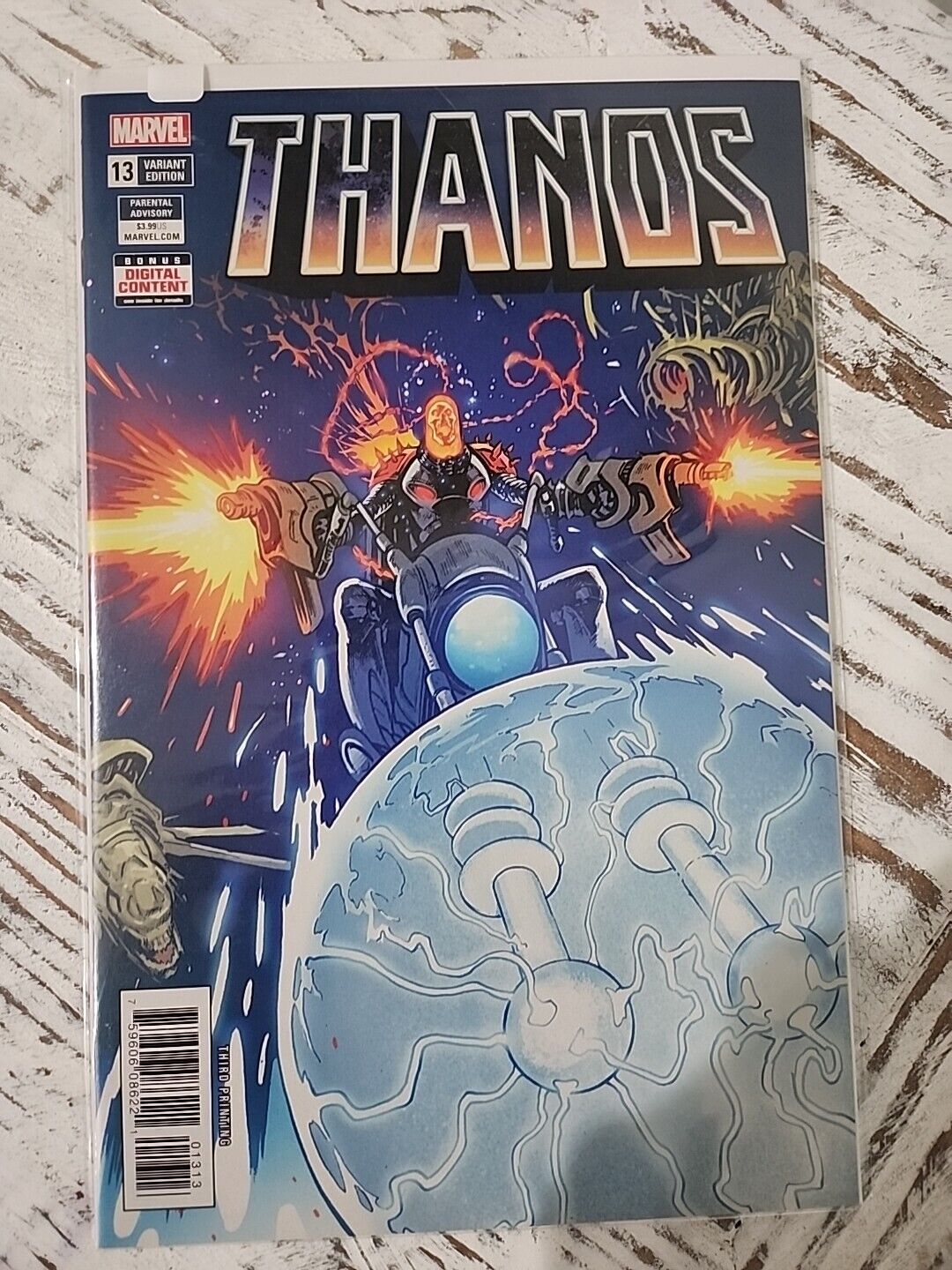 Thanos #13 3rd Print Geoff Shaw Cover 1st Appearance Cosmic Ghost Rider  NM