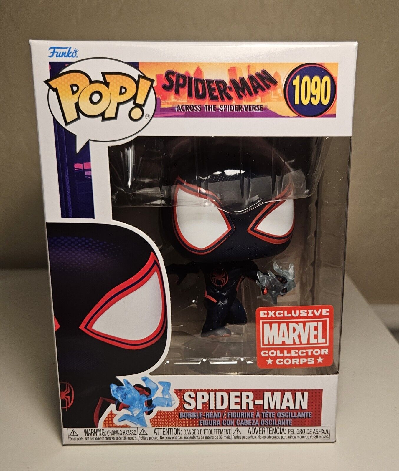 Funko Pop Spider-Man Across The Spider-Verse Collectors Corps #1090