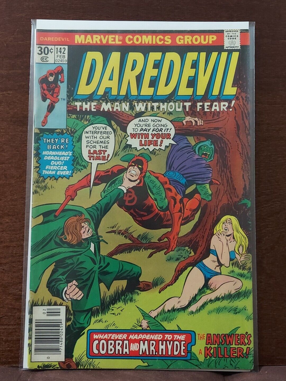 Daredevil 142 Vf/Fn Condition 1st Series 1977