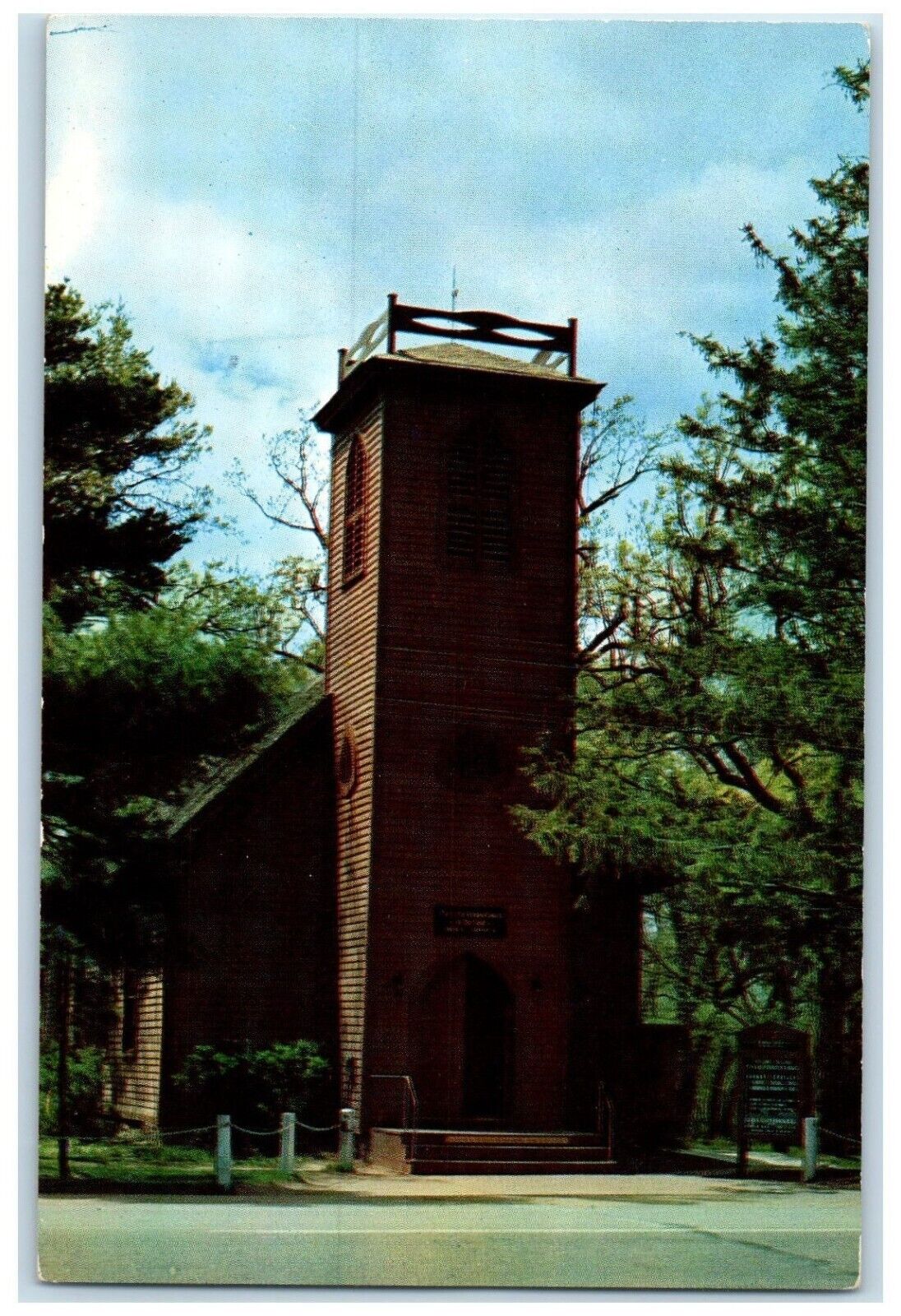 c1950's The Little Brown Church In The Vale Nashua Iowa IA Vintage Postcard