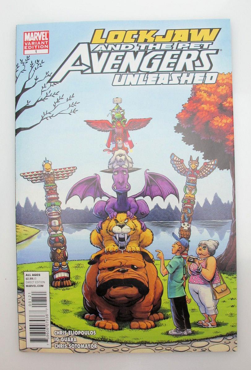 LockJaw and the Pet Avengers Unleashed #1 Scarce 1:15 Variant by Roger Langridge