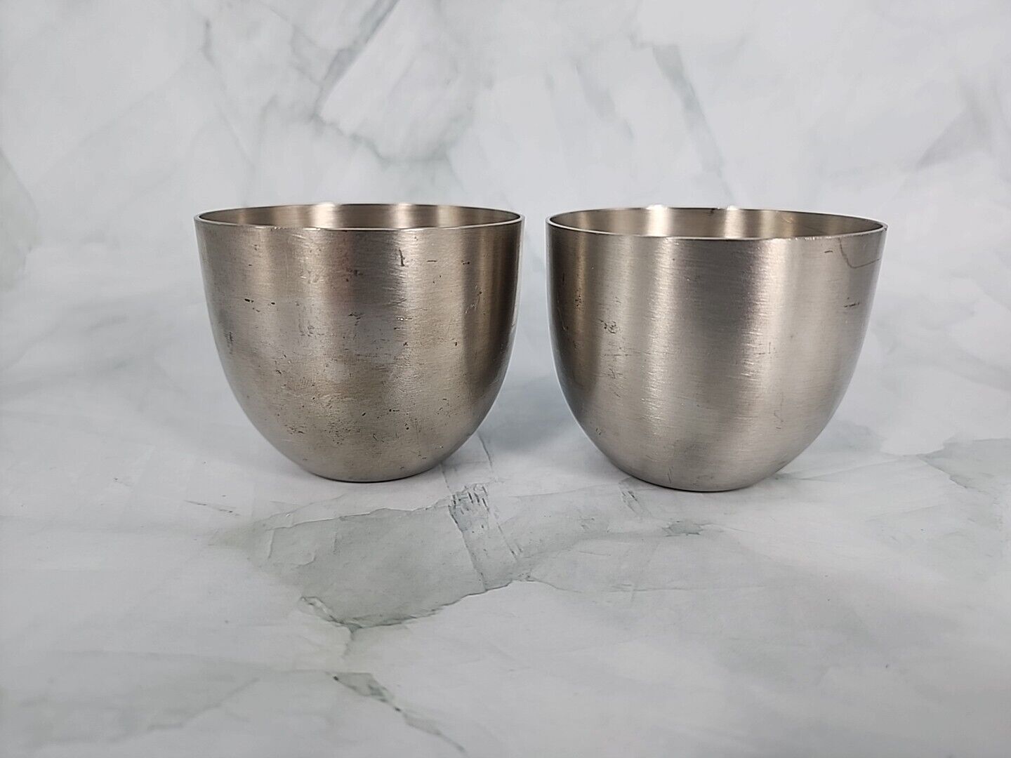 Genuine pewter Leonard Jefferson Cups Made in Bolivia Set Of 2