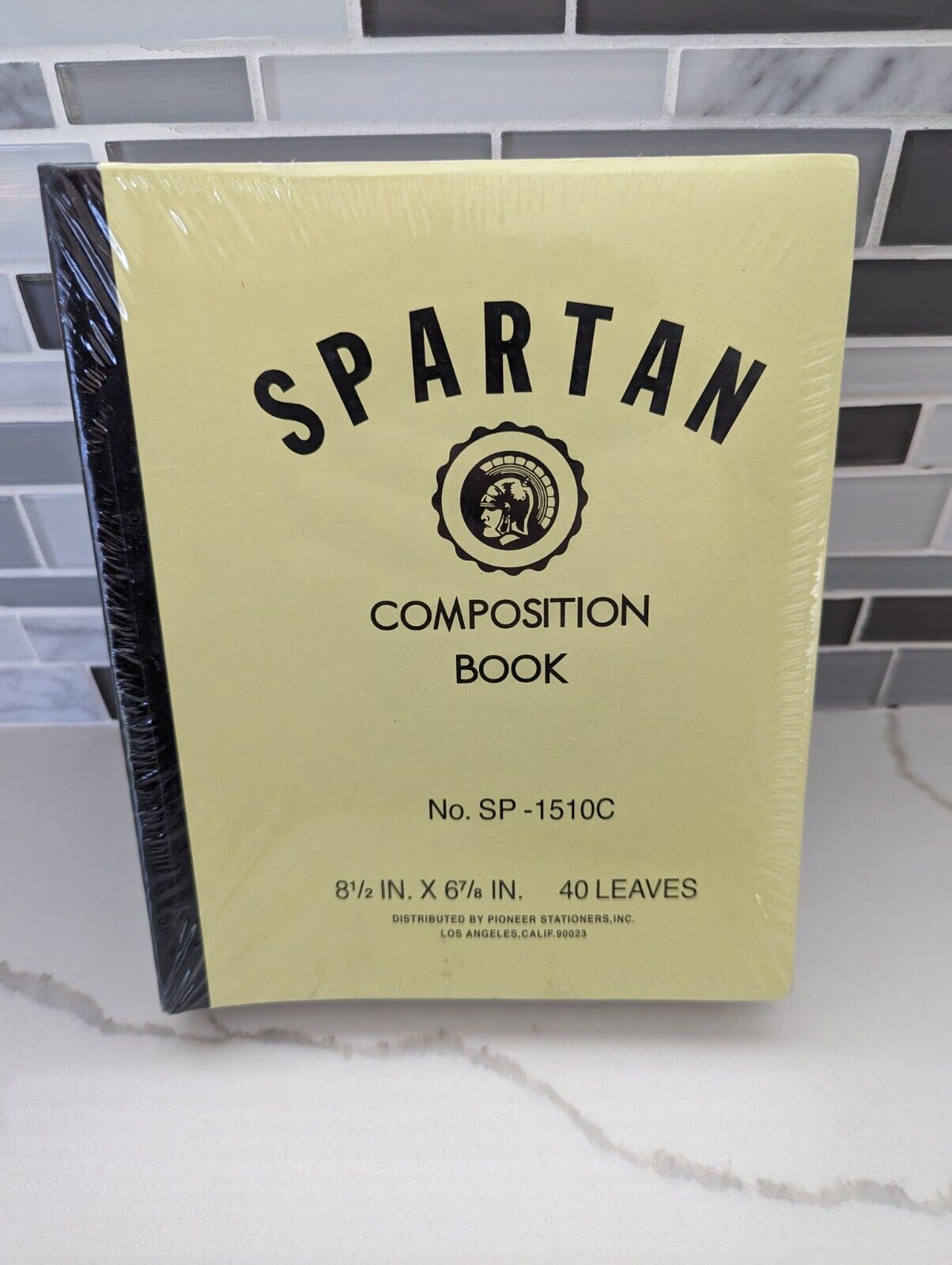 Vintage Spartan Composition Book (No. SP-1510C) 40 Leaves Each