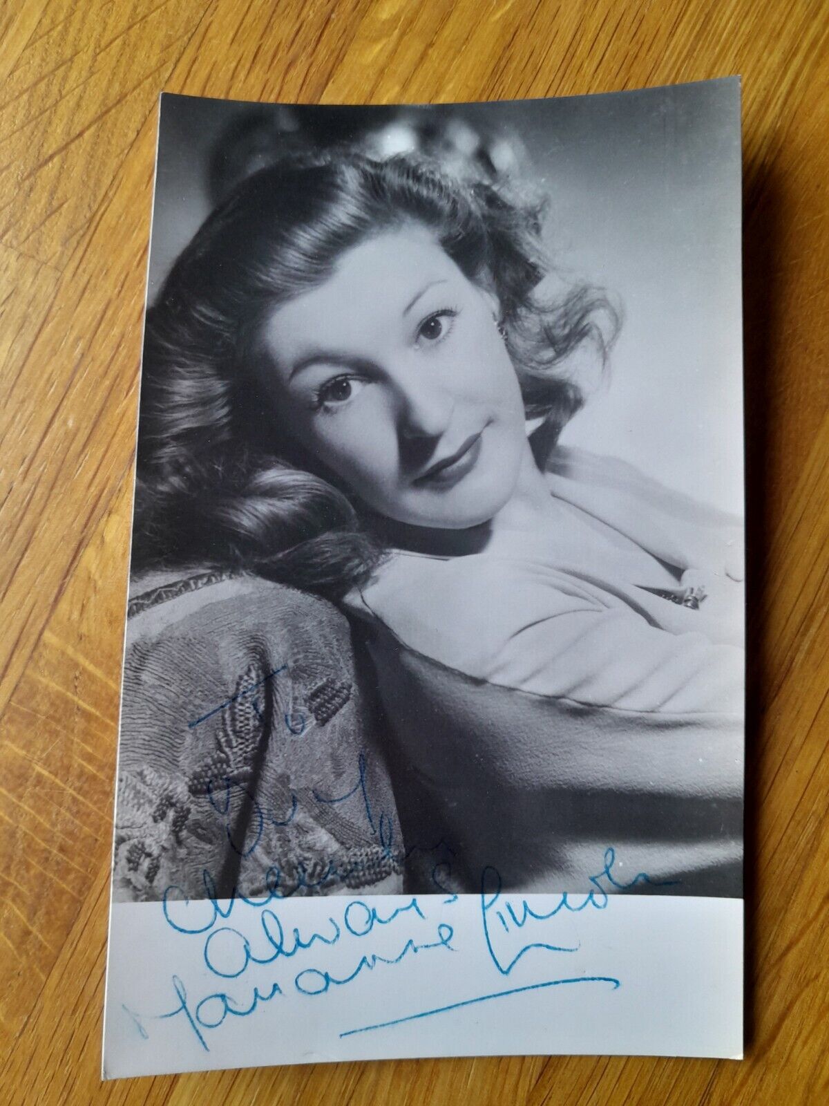 Marianne Lincoln genuine hand signed autograph photograph RPP  1950\'s Actress