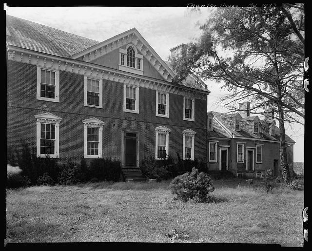 Thawley House,Hillsboro,buildings,dormers,MD,Maryland,Architecture,South,1936