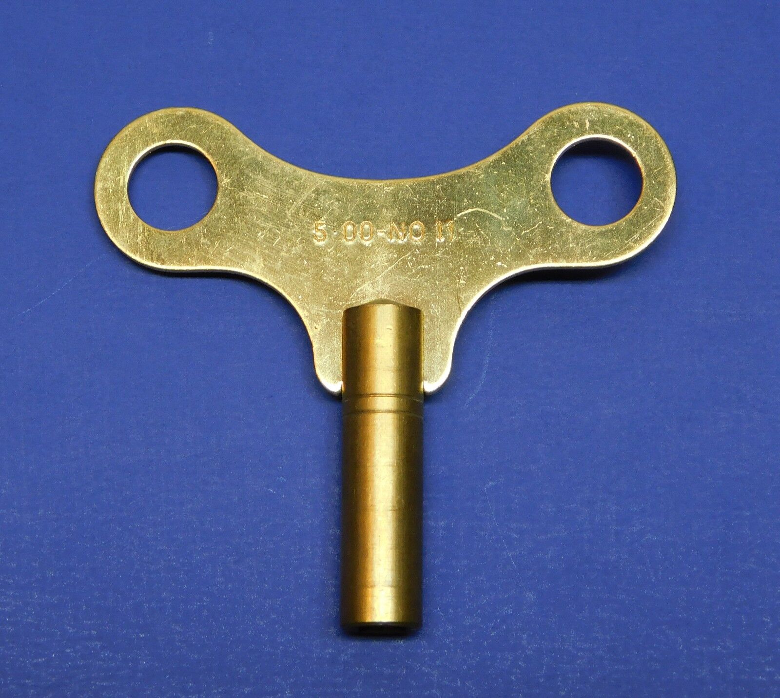 Clock Winding Key 5 mm Brass 5.00 mm Size Number 11 Antique Vintage 5.0 mm