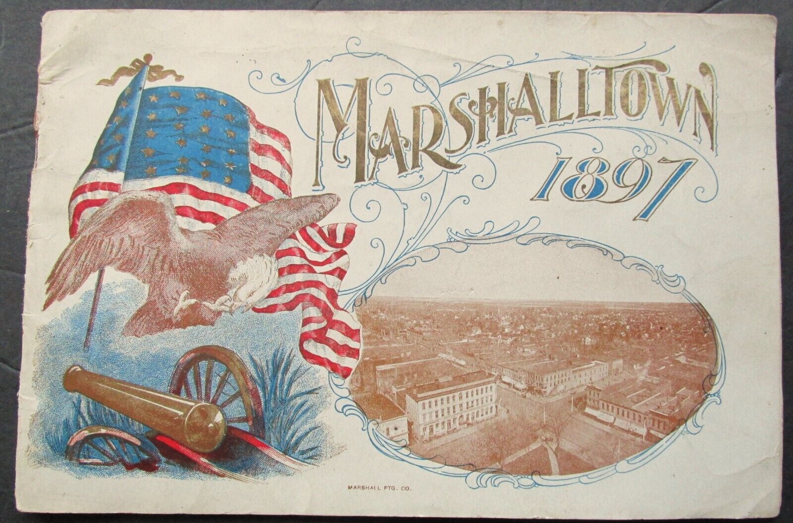 Marshalltown Iowa 23rd Annual GAR Encampment 1897 Souvenir Booklet
