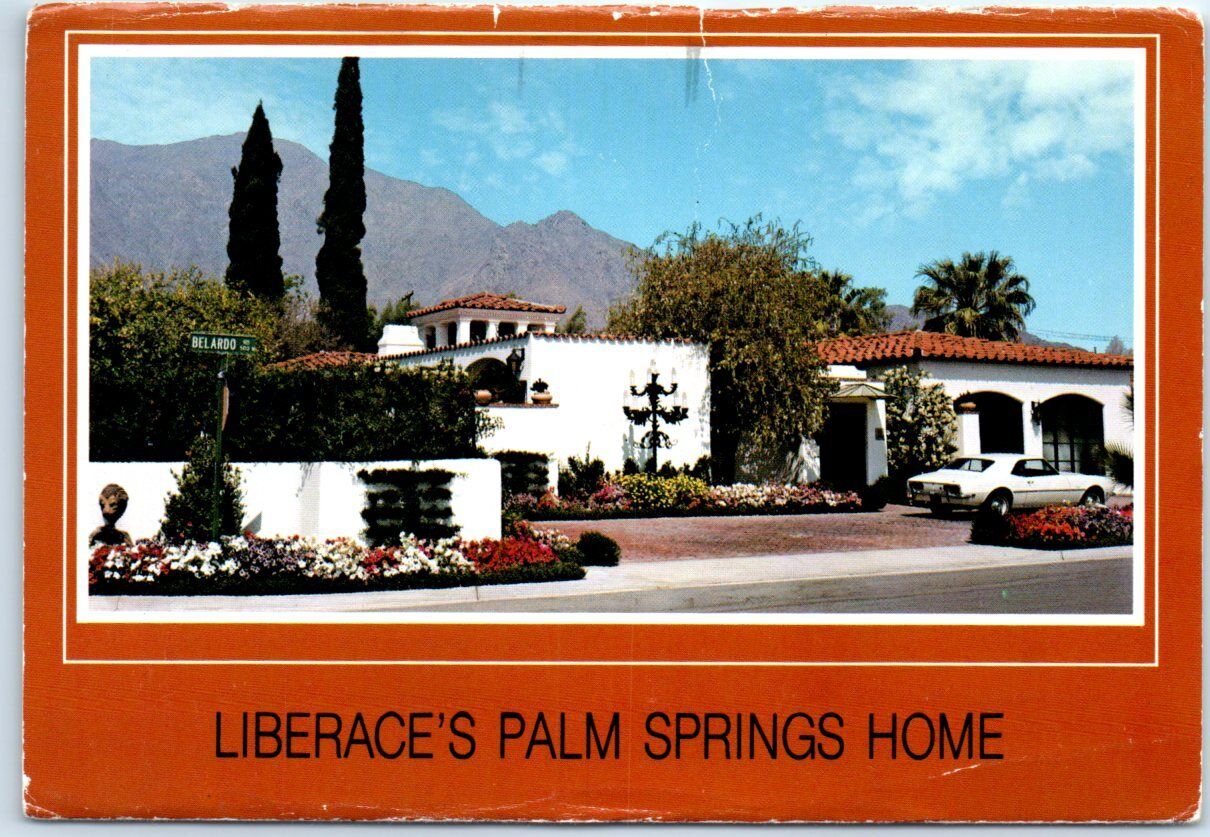 Postcard - Liberace\'s Palm Springs Home - Palm Springs, California