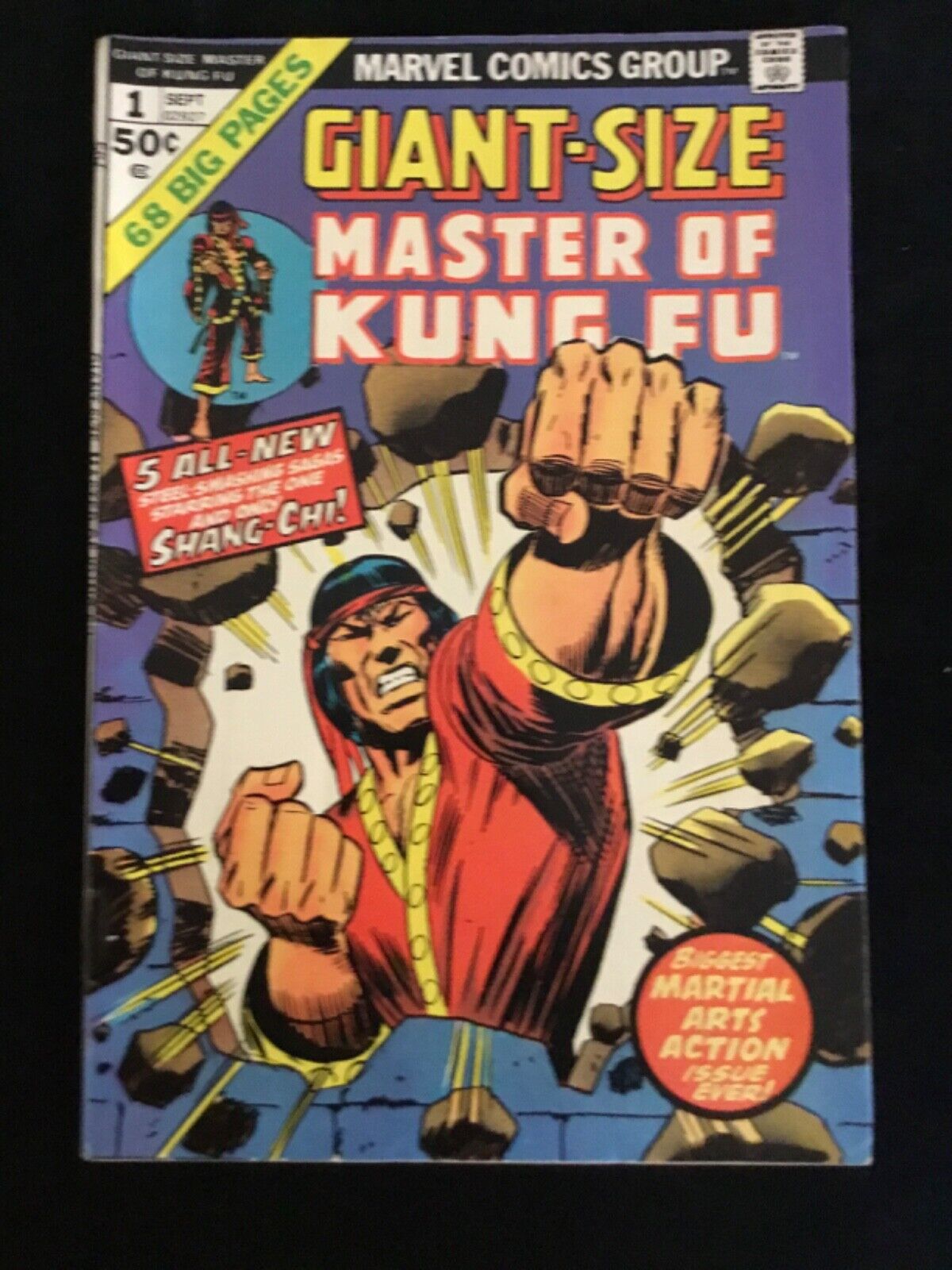 Giant-Size Master of Kung Fu # 1  VF+  1975 