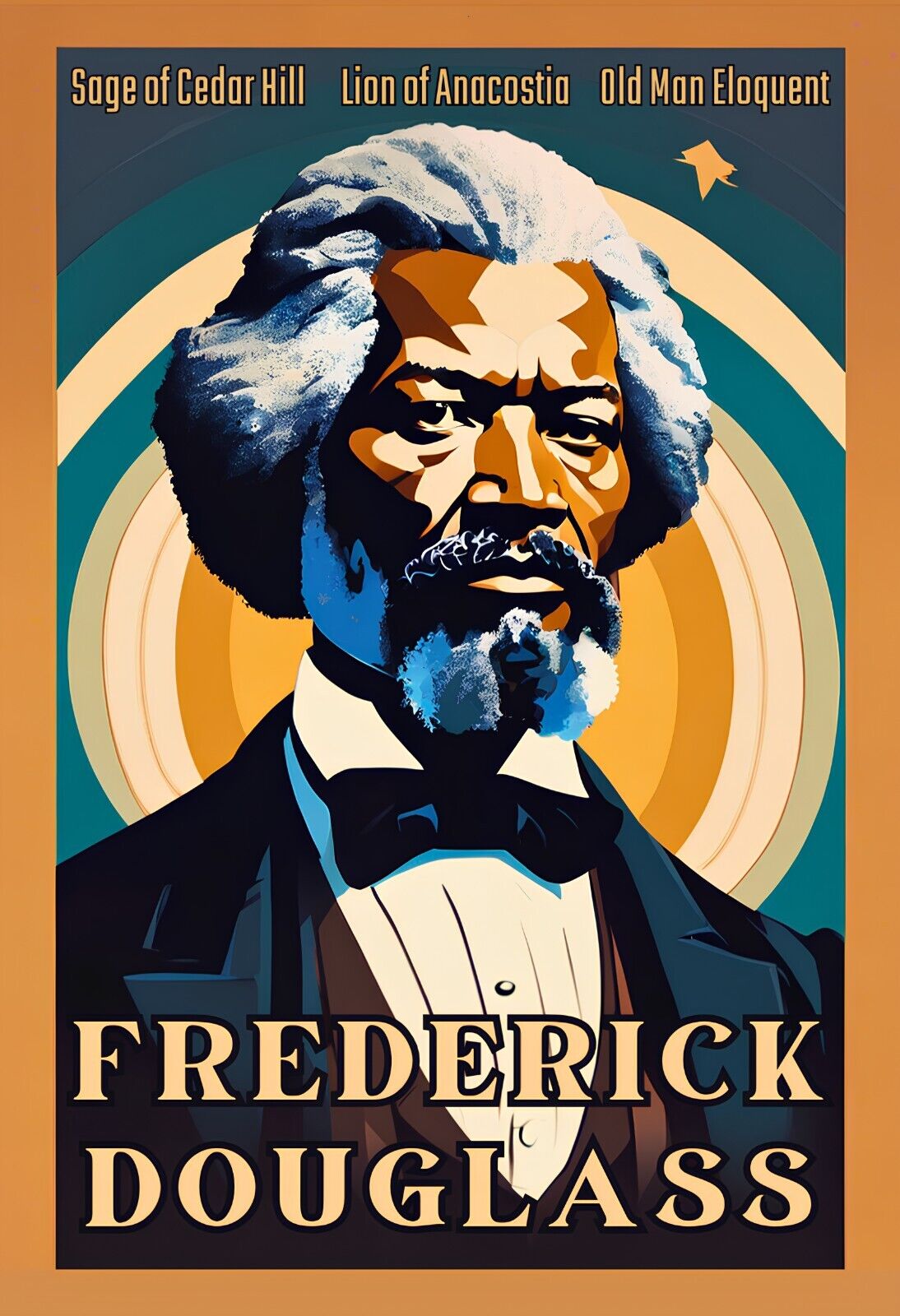 Vintage Frederick Douglass Postcard -- NEW   4x6   unposted