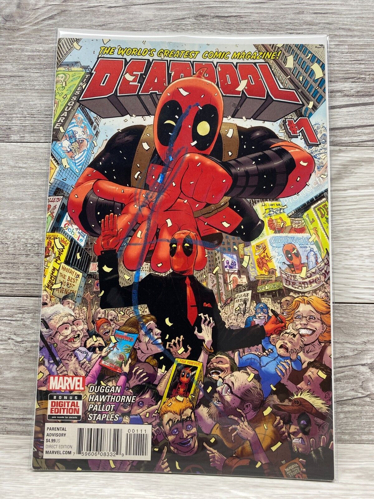 Marvel Comics  The World\'s Greatest Comic Magazine Deadpool #1 Jan 2016