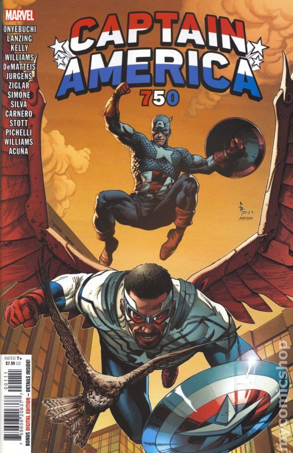 Captain America One-Shot #750A VF 2023 Stock Image