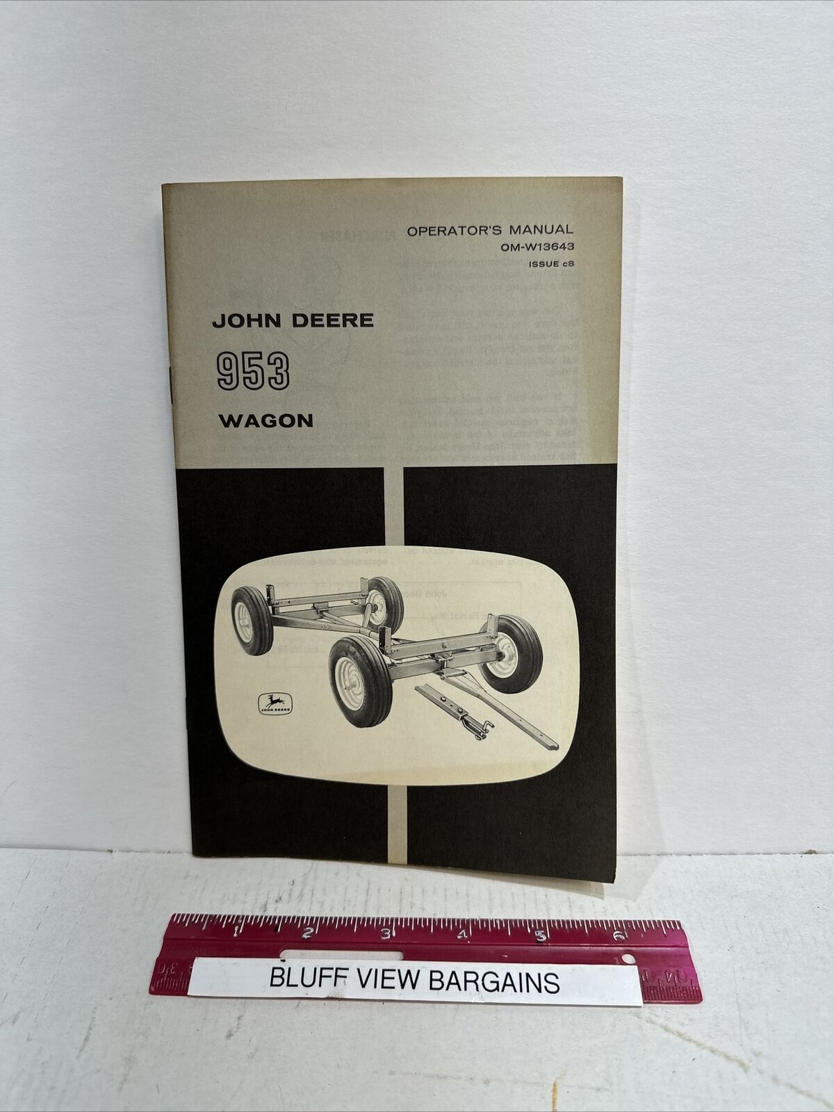 1950\'s John Deere Operator\'s Manual OM-W13643 Issue c8 Wagon 953