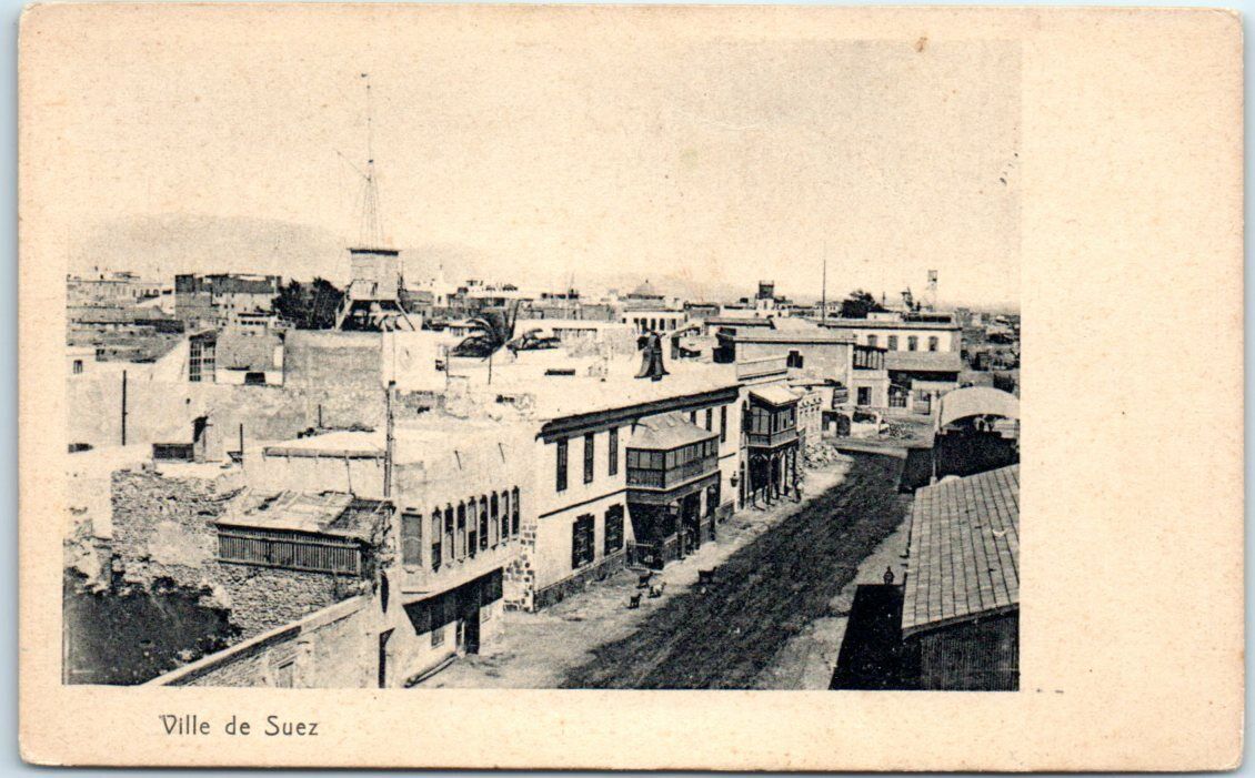 Postcard - City of Suez - Egypt
