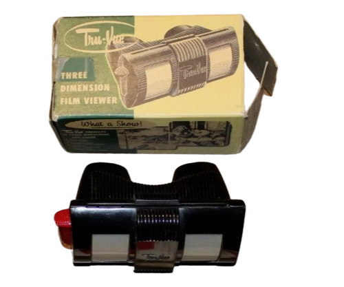 1950\'s Tru-Vue Bakelite Stereoscopic Viewer & Box