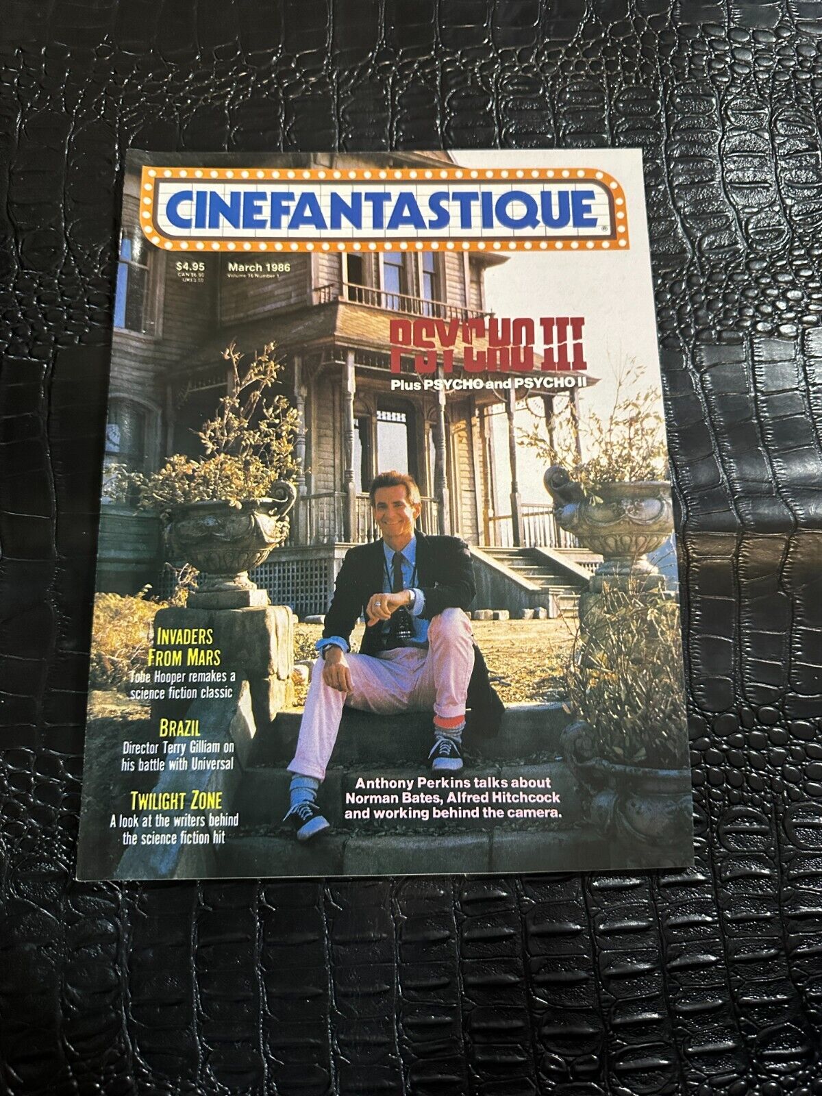MARCH 1986 CINEFANTASTIQUE movie magazine (UNREAD) PSYCHO III