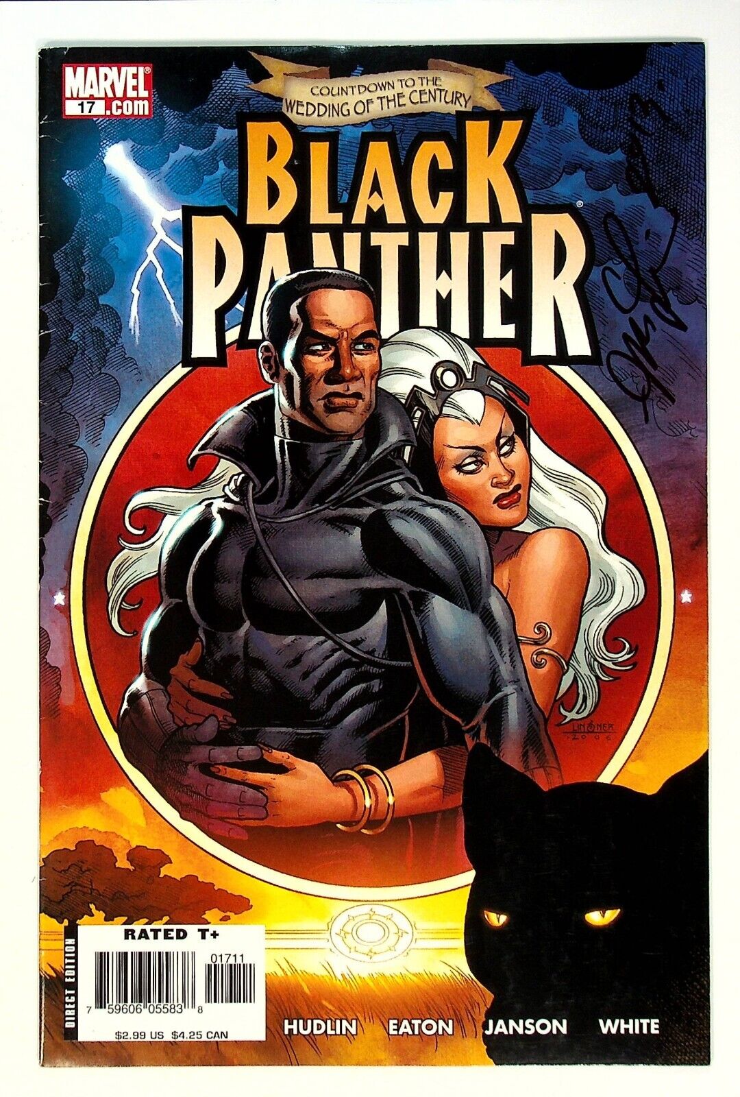 Black Panther #17 Signed Joseph Michael Linsner Marvel Comics
