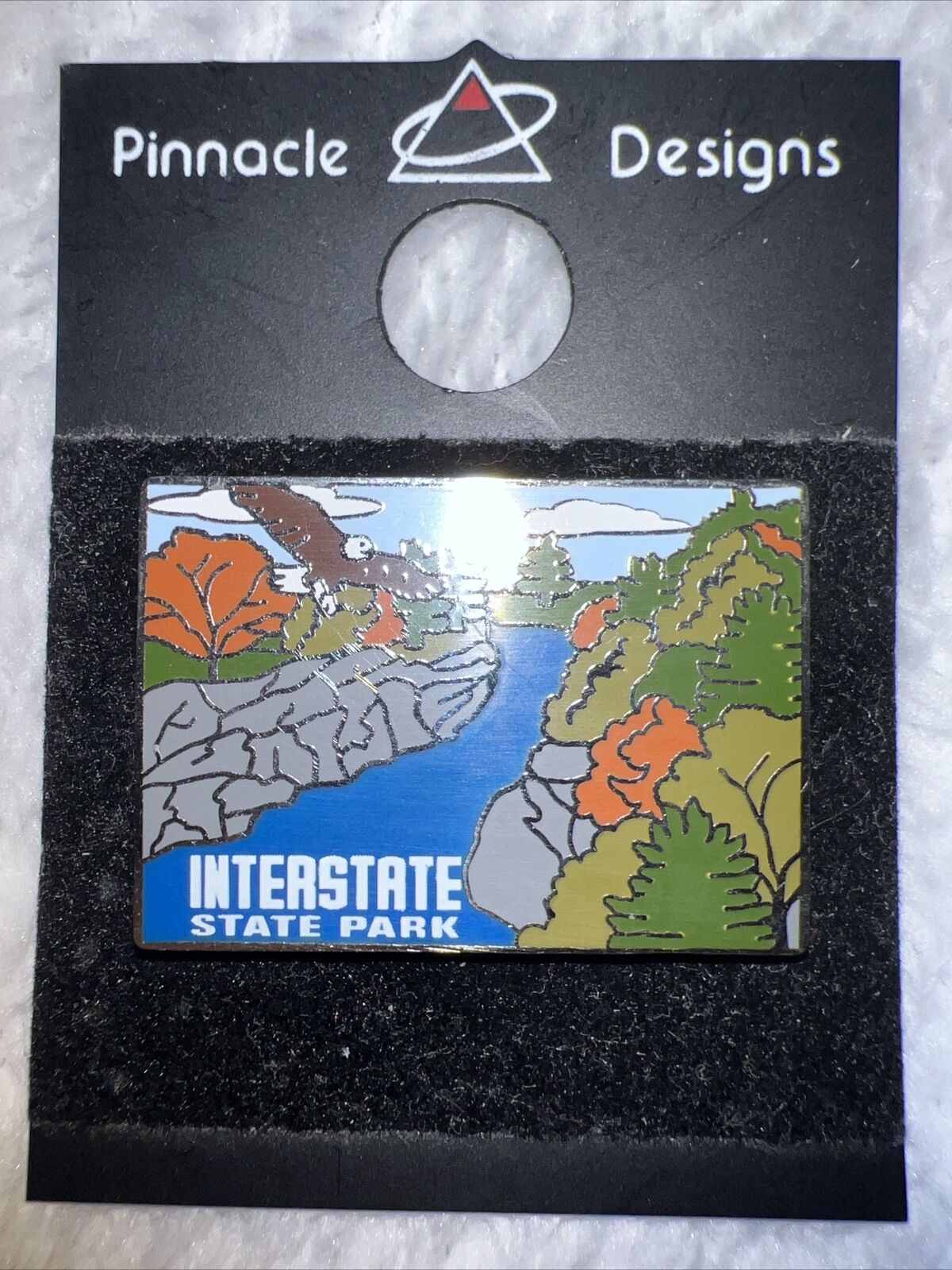 Vintage Pin Interstate State Park Pinnacle Designs 