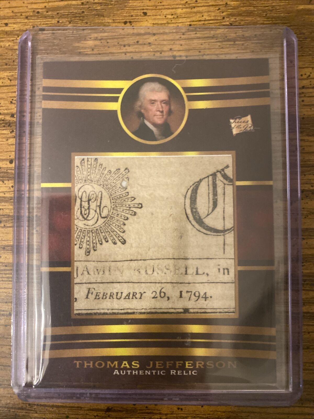Thomas Jefferson TIME STAMP  Rare-pieces of the past SR-3