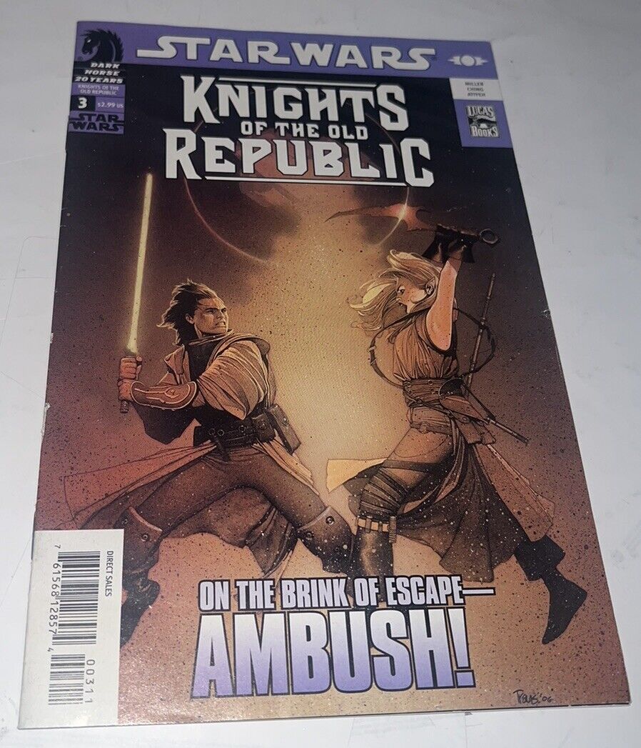 Star Wars Knights of The Old Republic #3 Dark Horse Comics Ambush