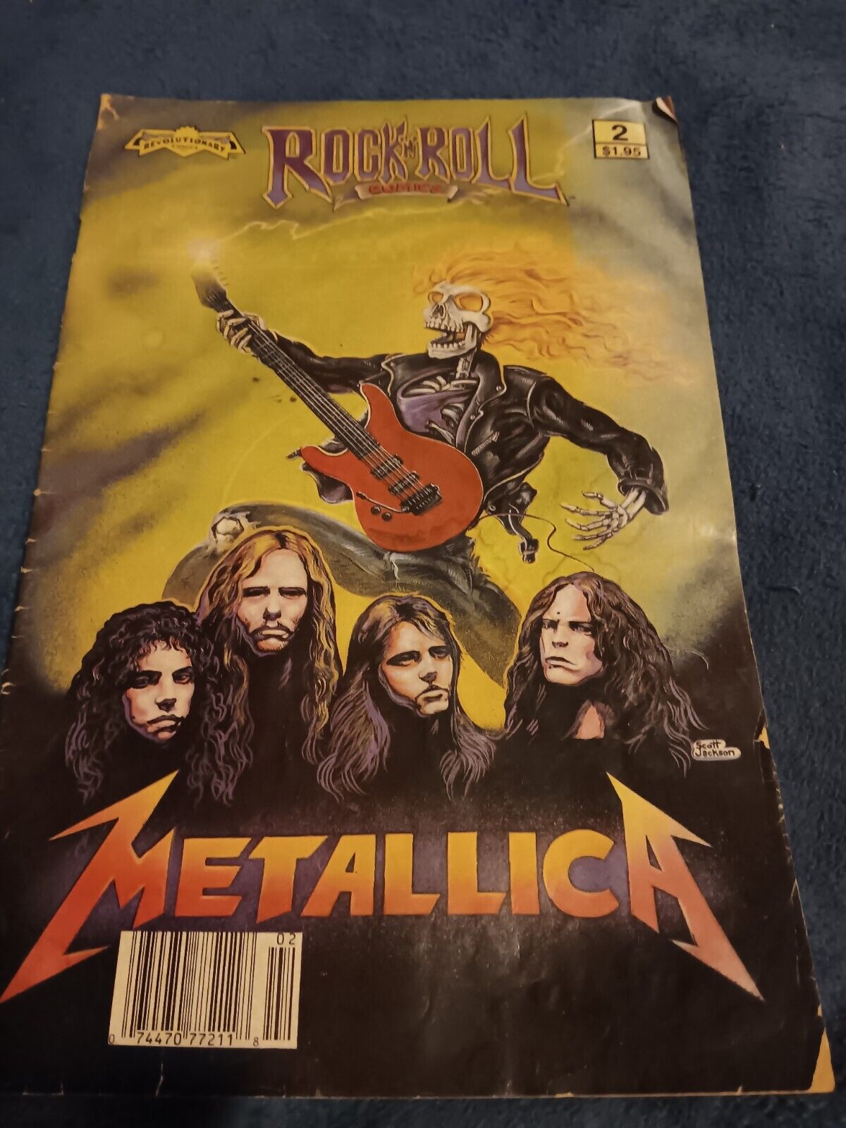 Rock \'N\' Roll Comics: Metallica #2 (Revolutionary Comics, 1989)- F/VG