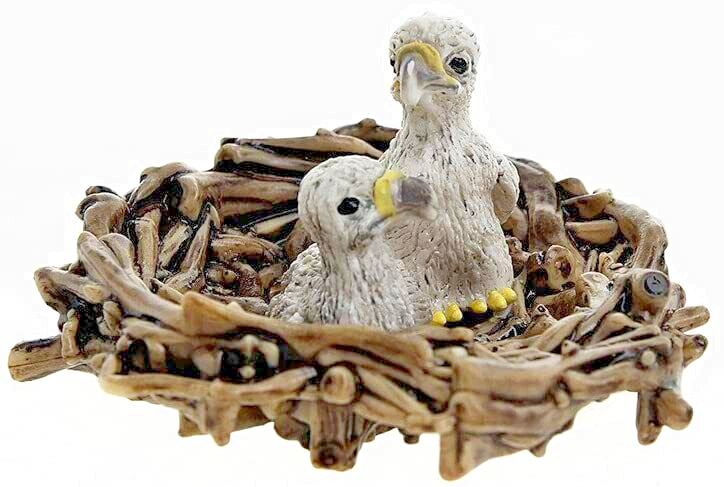 Schleich 14635 Baby Eagles in Nest - Factory Sealed Packaging - Collectible