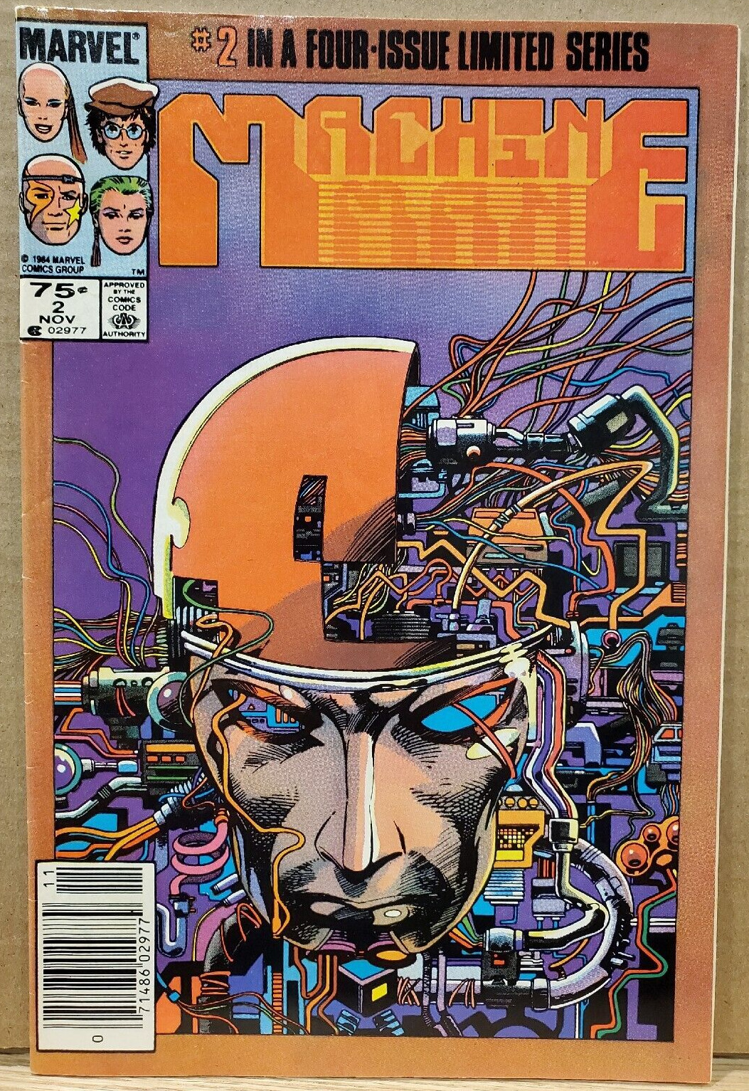 Machine Man 2 KEY 1st Arno Stark Tom Defalco Barry Windsor Smith 1984 Marvel