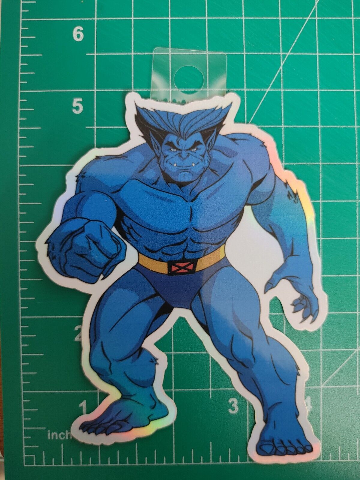 Beast X Men 97 Foil Sticker