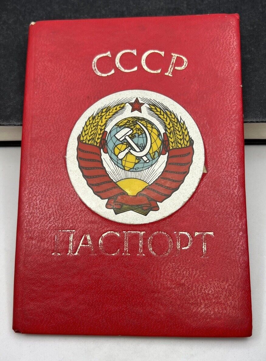Vintage Soviet Case Passport Cover USSR 1970s Original CCCP
