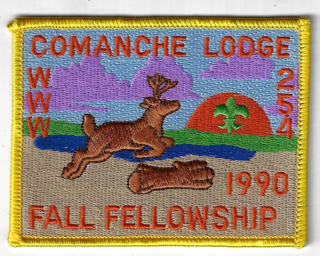 Comanche Lodge 254 1990 Fall Fellowship Ouachita Valley Monroe LA [J1207]
