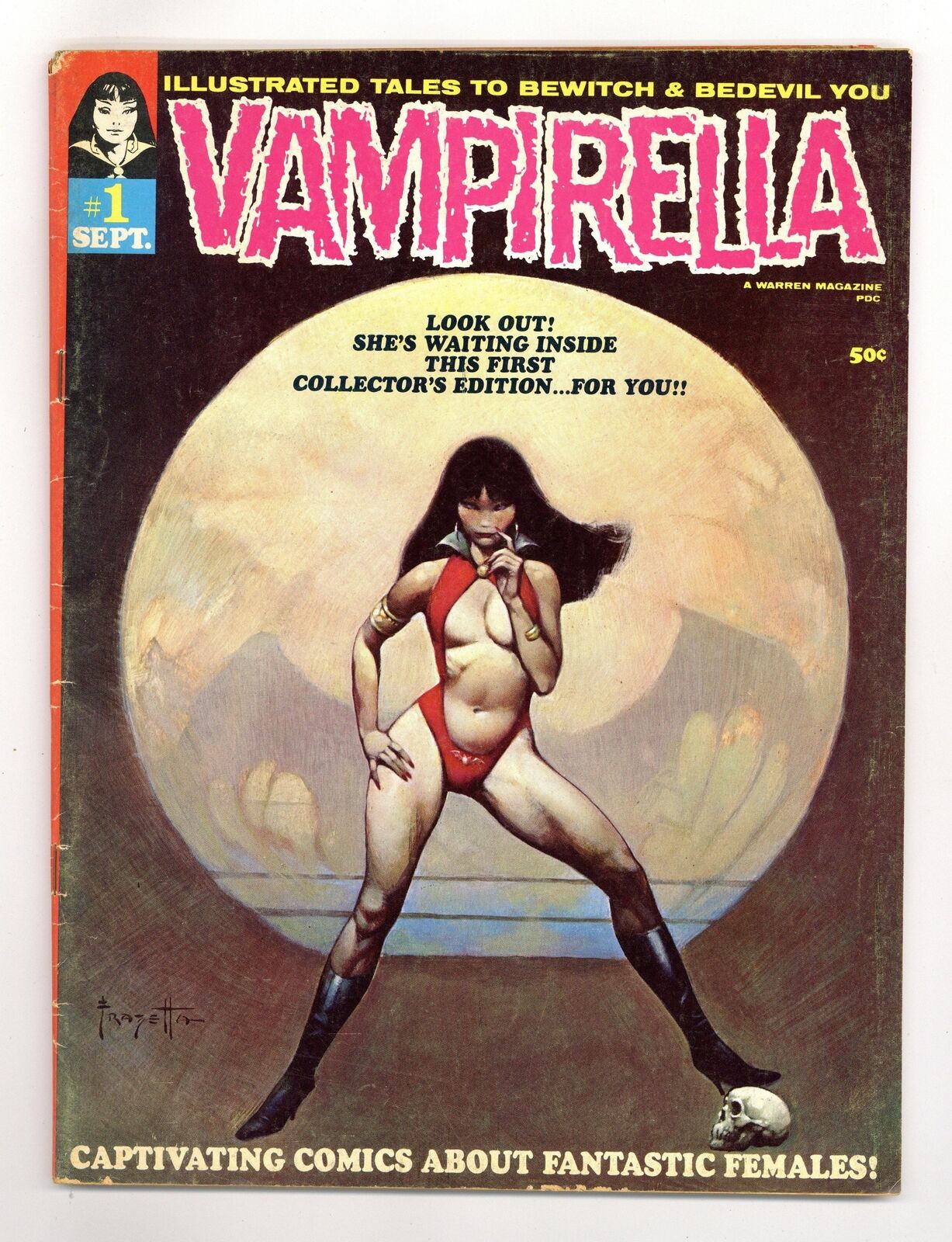 Vampirella #1 VG 4.0 1969