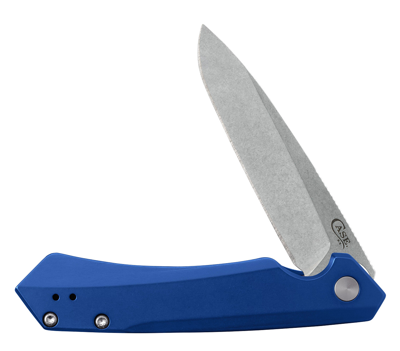 Case xx Knives Knizua 64660 Frame Lock S35VN Steel Blue Aluminum Pocket Knife