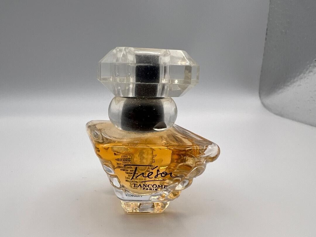 Vintage Tresor Lancome Paris France Parfum Miniature .25oz  Splash NWOB Perfume