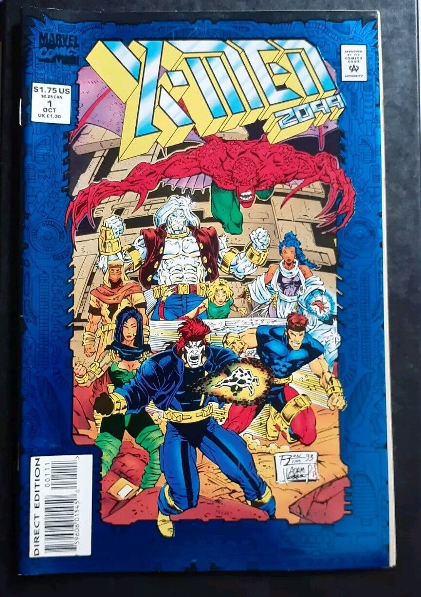 Marvel Comics X-Men 2099 #1 October 1993 Adam Kubert BLUE FOIL COVER KEY ISSUE