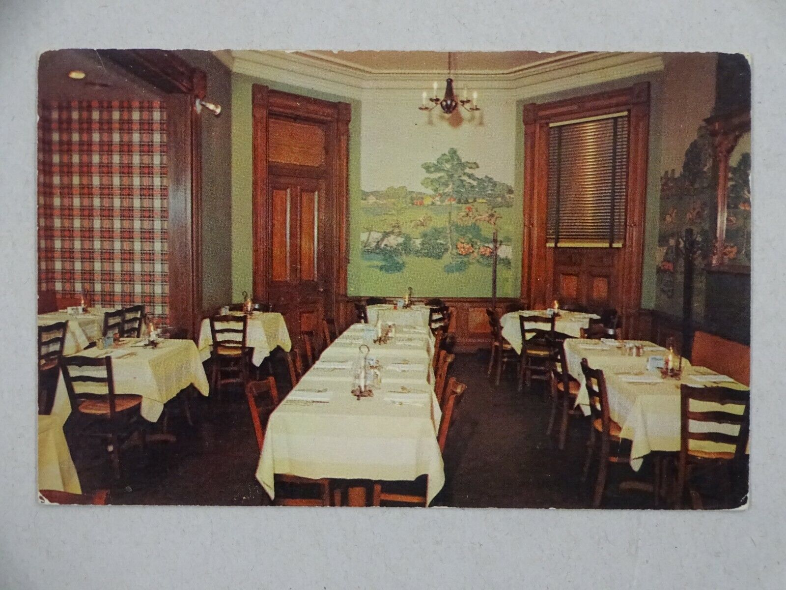 c1950s Advertising Postcard Tally-Ho Restaurant Washington DC USA Unposted