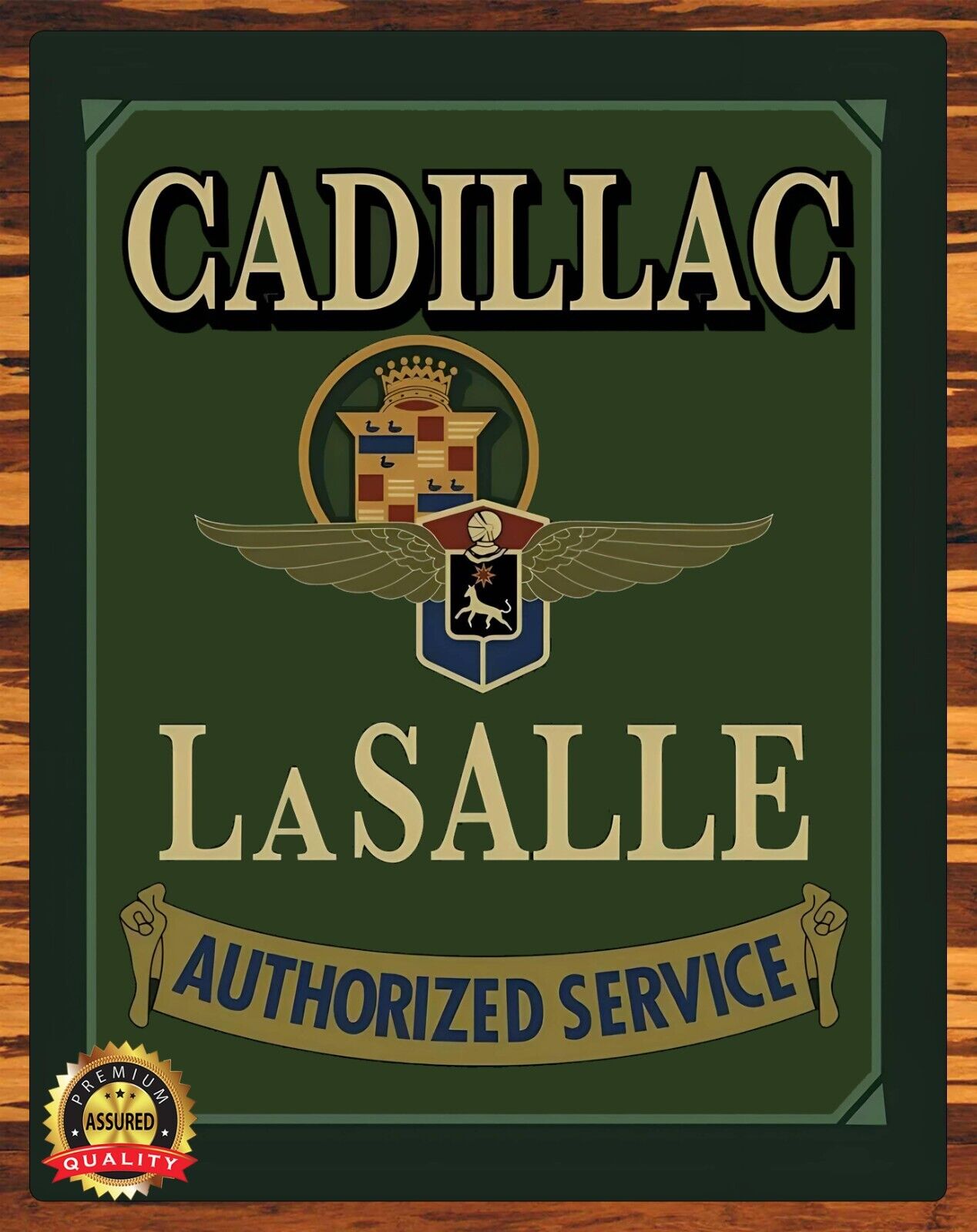 Cadillac - LaSalle - Authorized Service - Metal Sign 11 x 14