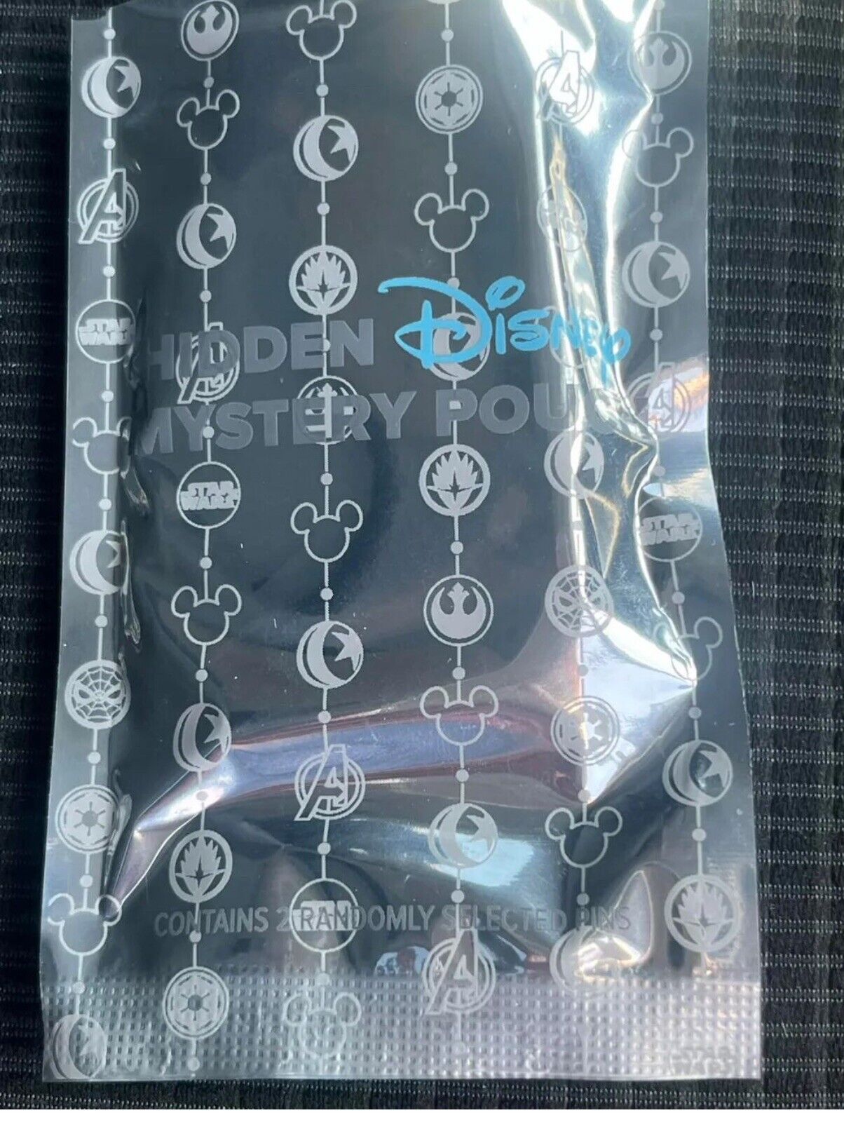 2024 Walt Disney World  Hidden Mickey Mystery Pouch (2 Mystery Pins Inside) New.