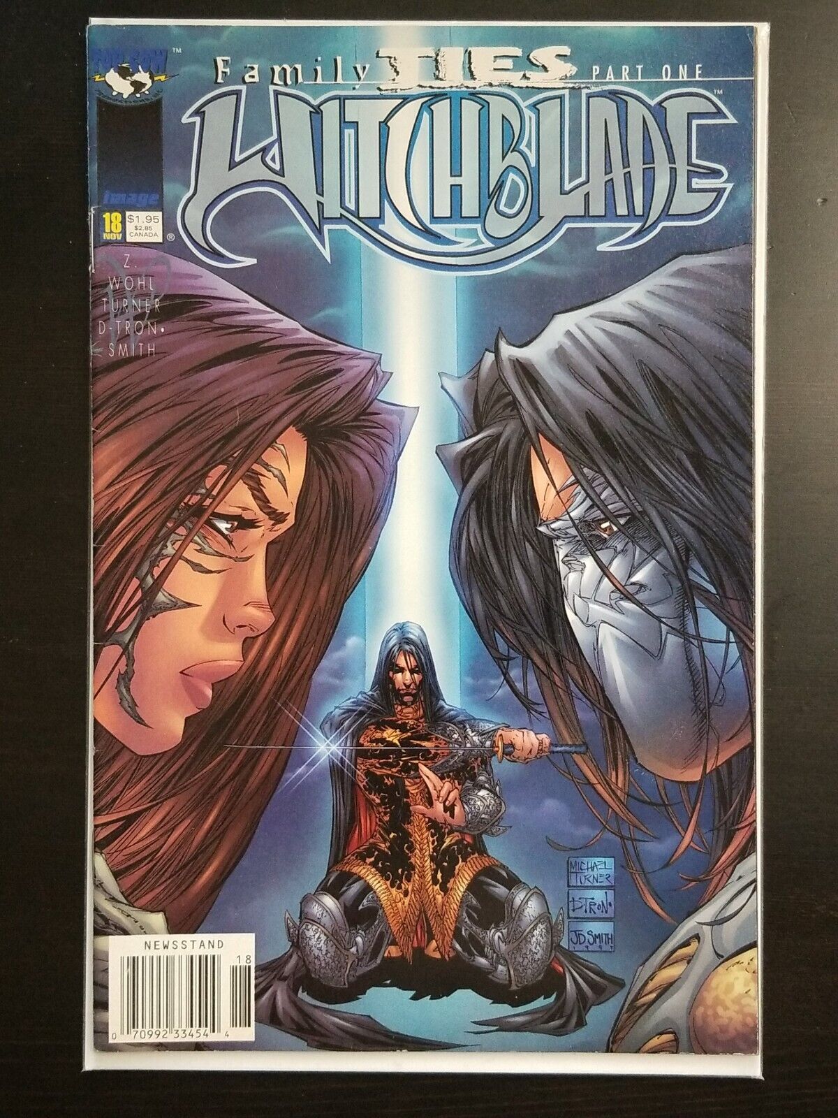 Witchblade #18 (Top Cow/Image, 1997) Turner Variant Newsstand Edition / HTF