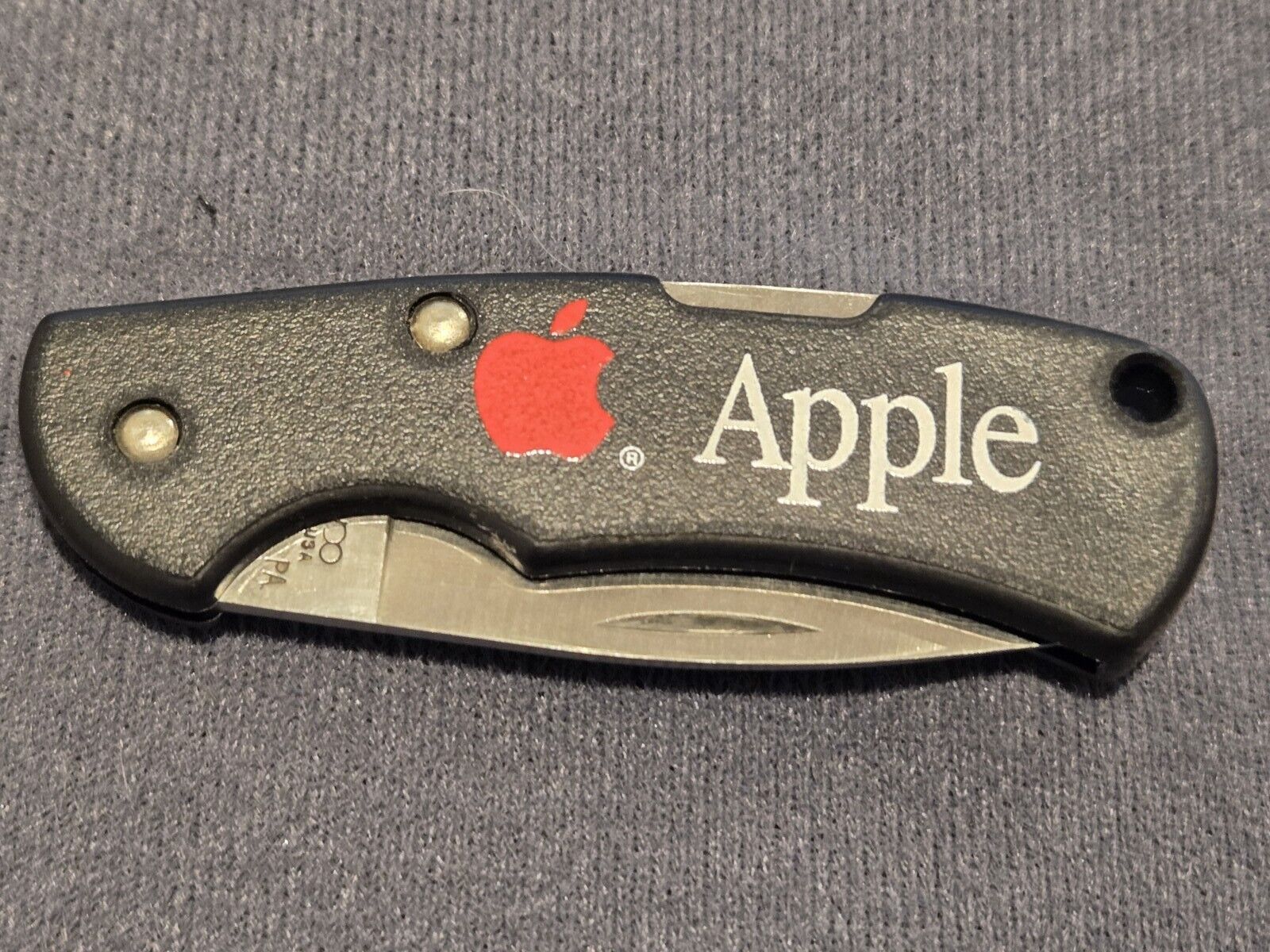 Vintage RARE APPLE COMPUTER 1990\'s Zippo Lighter KNIFE Salesman Sample Macintosh