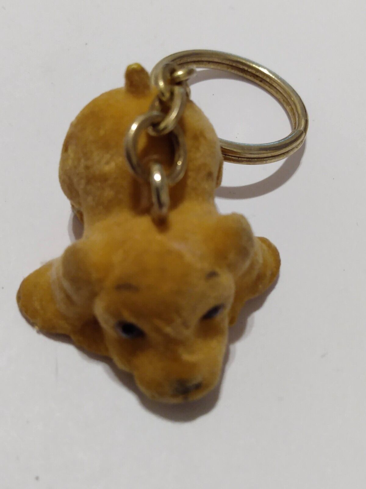 Small Puppy Dog Figure Russ Keychain