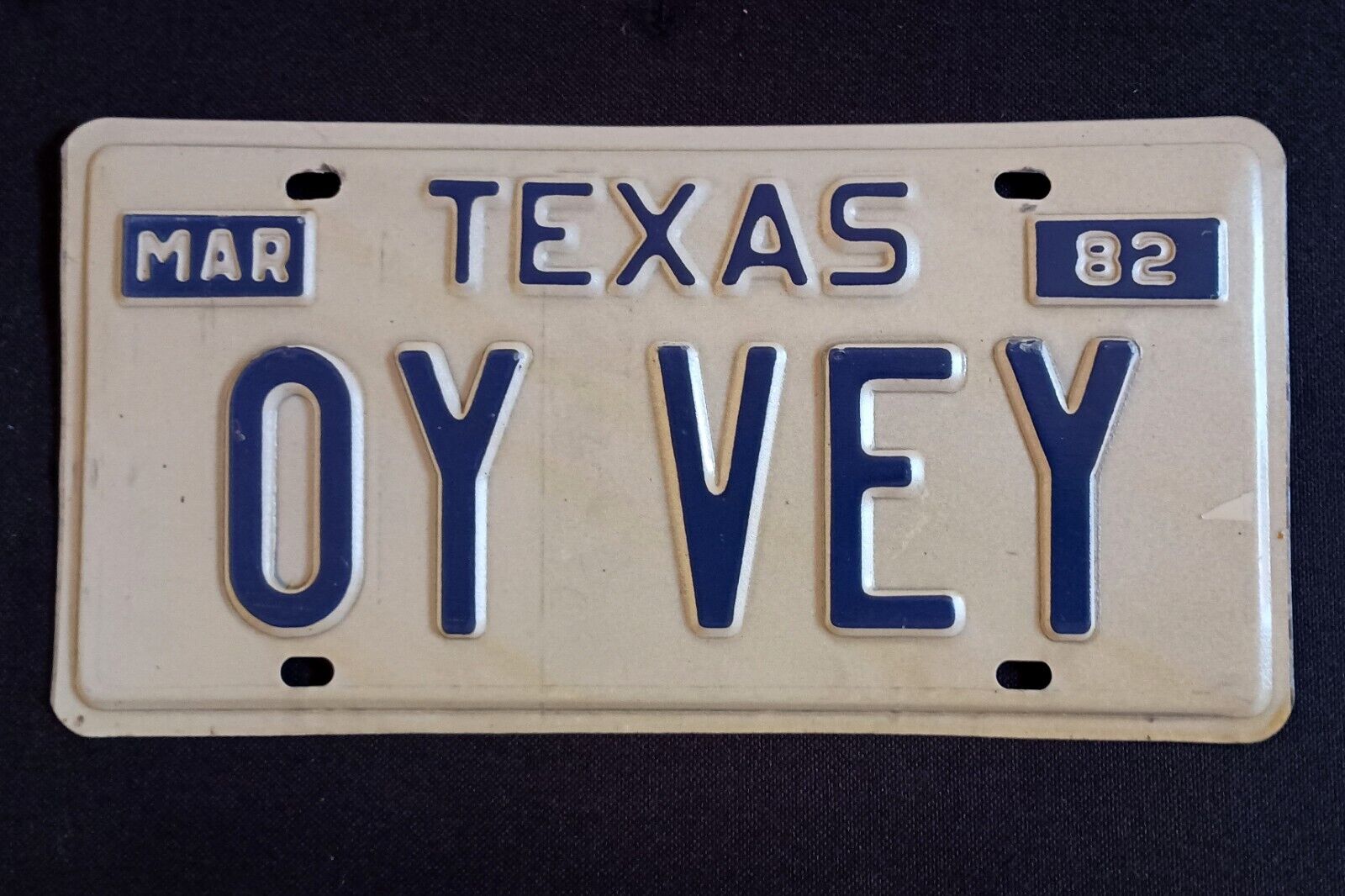 Vintage 1982 Texas License Plate