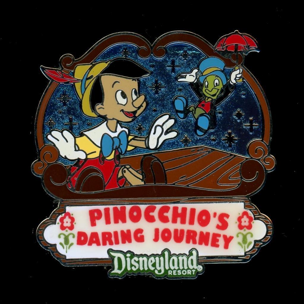 DLR Pinocchio's Daring Journey Jiminy Cricket Disney Pin 72270