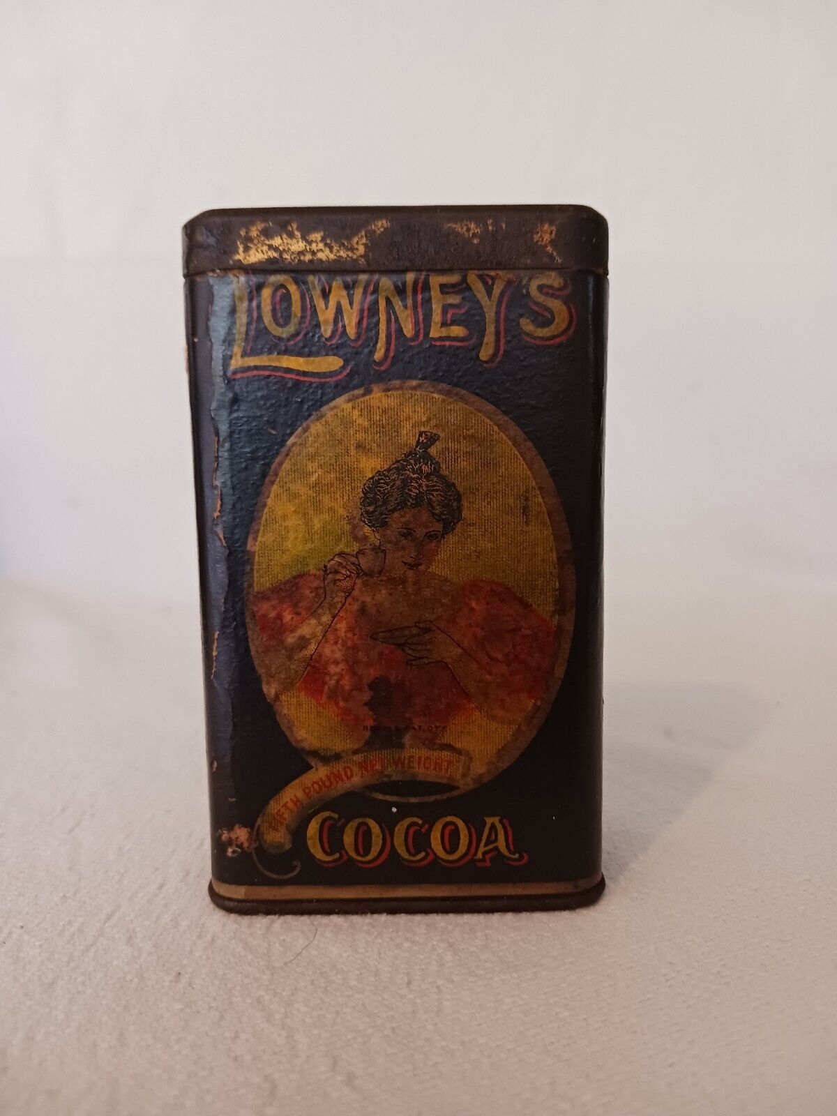 Vintage Lowneys Cocoa Tin Chocolate 