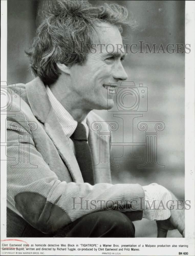 1984 Press Photo Actor Clint Eastwood in \