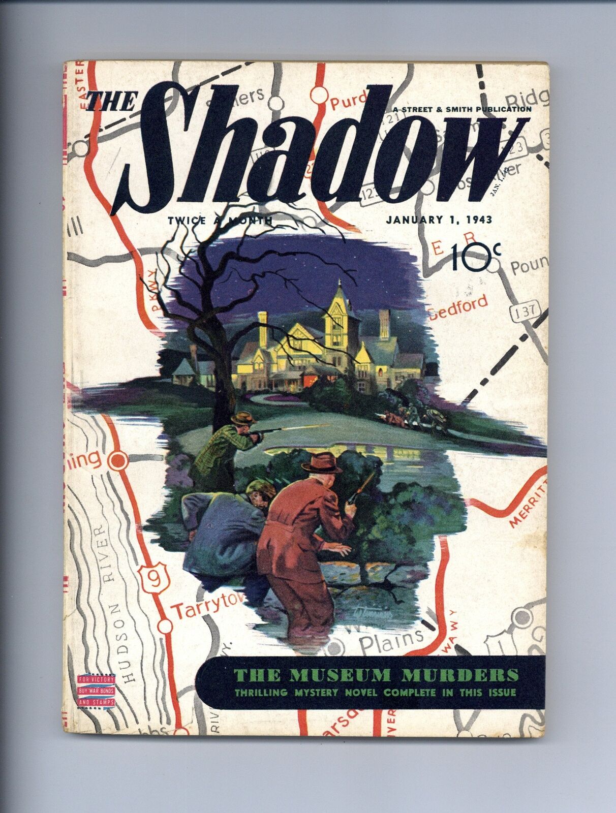 Shadow Pulp Jan 1 1943 Vol. 44 #3 VG/FN 5.0