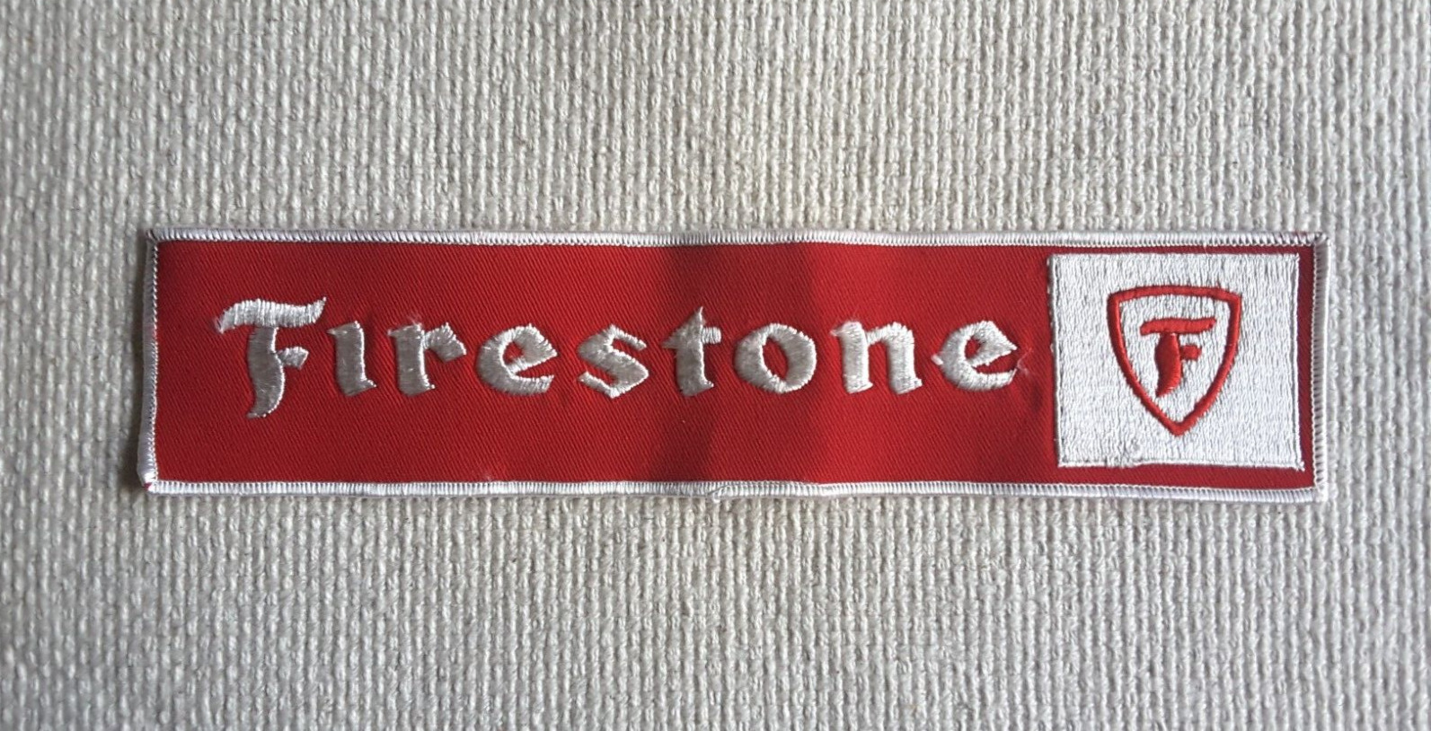 Firestone Tires Large Embroidered Jacket Patch Automobile 2 1/4\