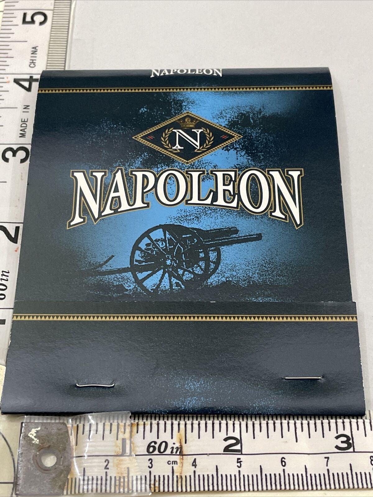 Rare Giant Matchbook  N  Napoleon   gmg