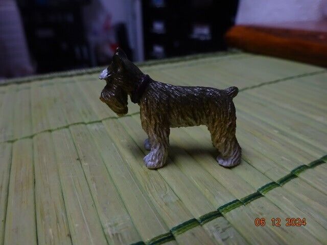 Schnauzer Dog Figure Figurine
