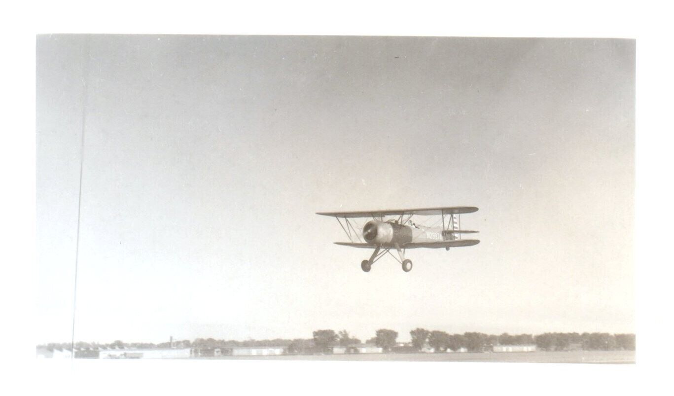 Waco UPF-7 Biplane Airplane Aircraft Vintage Photograph 5x3.5\
