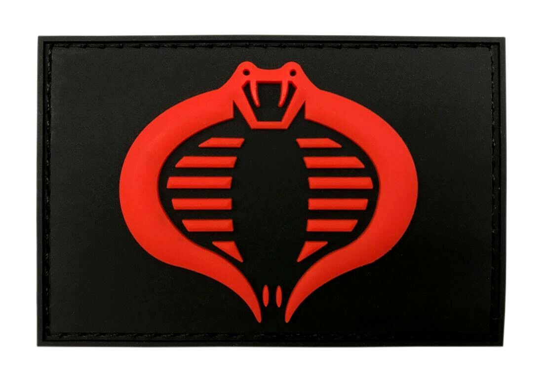 Miltacusa GI Joe Cobra Tactical Hook Patch [3D-PVC Rubber-3.0 X 2.0 inch-MC7]